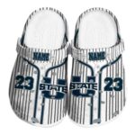 custom utah state aggies pinstripe pattern clog best selling