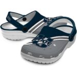 custom utah state aggies striped accents clog best selling