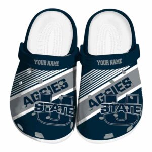 custom utah state aggies vibrant dual tone clog best selling
