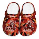 custom utep miners autumn leaves clog best selling
