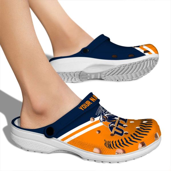 custom utep miners baseball motif clog fashion forward