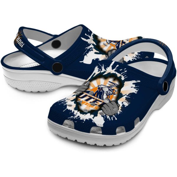 custom utep miners gripping hand clog high quality