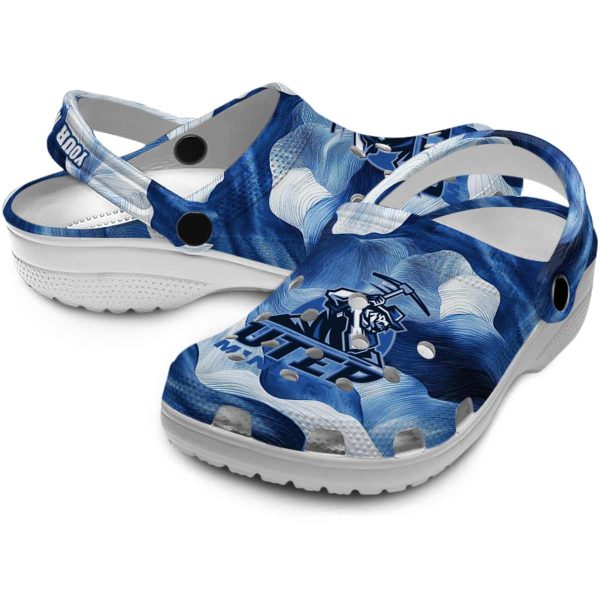 custom utep miners ocean waves clog high quality