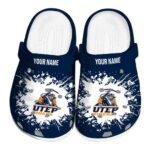 custom utep miners splatter background clog best selling