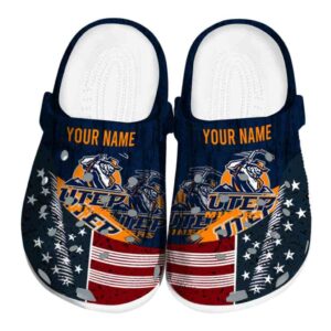 custom utep miners star spangled side pattern clog best selling