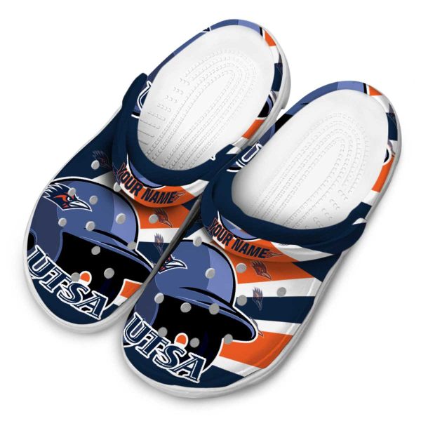 custom utsa roadrunners baseball helmet clog latest model