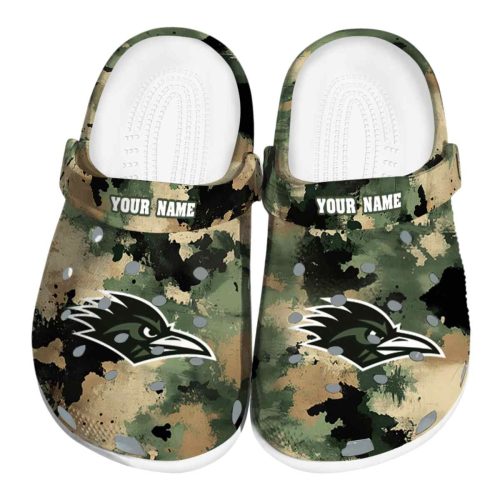 custom utsa roadrunners camouflage craze clog best selling