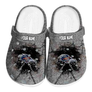 custom utsa roadrunners cracked ground texture clog best selling