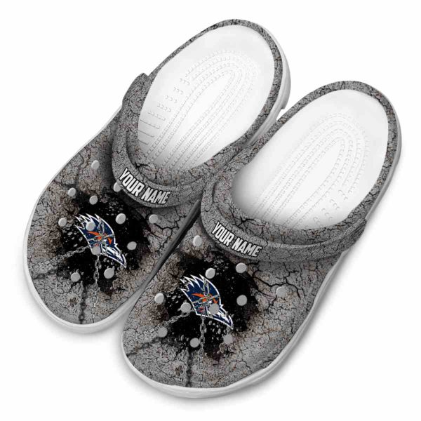 custom utsa roadrunners cracked ground texture clog latest model