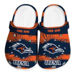 custom utsa roadrunners paint splatter graphics clog best selling