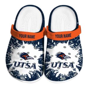 custom utsa roadrunners splash art clog best selling