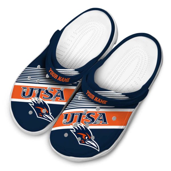 custom utsa roadrunners vibrant dual tone clog latest model