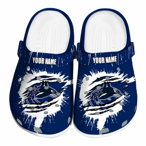 custom vancouver canucks splash motif background clog best selling