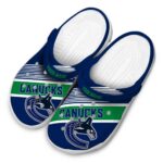 custom vancouver canucks vibrant dual tone clog best selling
