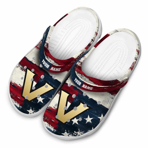 custom vanderbilt commodores patriotic stripes clog latest model
