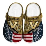 custom vanderbilt commodores star spangled side pattern clog best selling