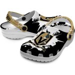 custom vegas golden knights splatter pattern clog best selling