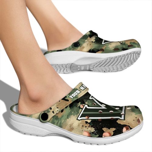 custom villanova wildcats camouflage craze clog fashion forward