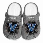 custom villanova wildcats cracked ground texture clog best selling