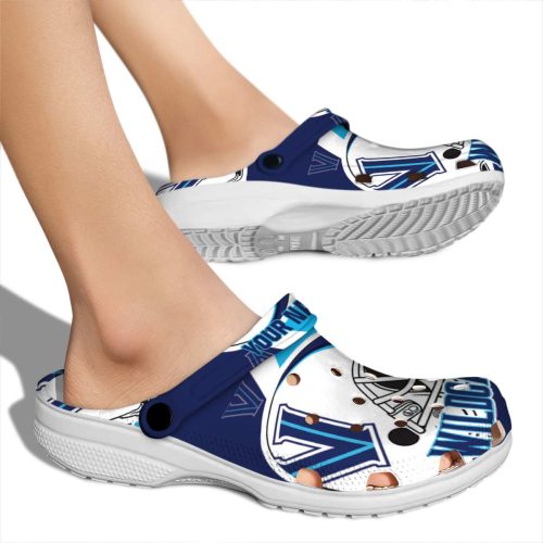 custom villanova wildcats football helmet clog fashion forward
