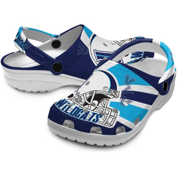 custom villanova wildcats football helmet clog high quality