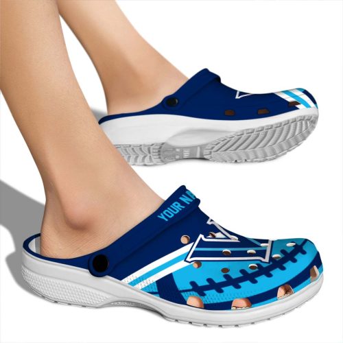 custom villanova wildcats football motif clog fashion forward