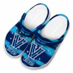 custom villanova wildcats paint splatter graphics clog best selling