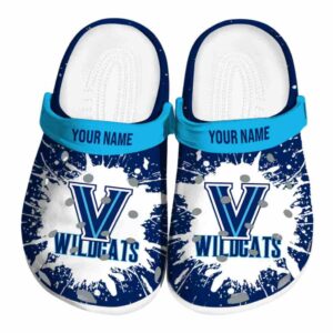 custom villanova wildcats splash art clog best selling