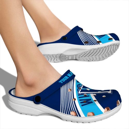 custom villanova wildcats vibrant dual tone clog fashion forward