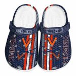 custom virginia cavaliers contrasting stripes clog best selling
