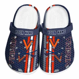 custom virginia cavaliers contrasting stripes clog best selling