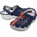 custom virginia cavaliers contrasting stripes clog best selling