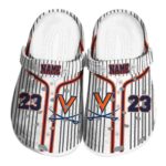 custom virginia cavaliers pinstripe pattern clog best selling