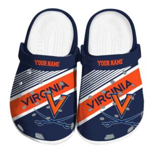 custom virginia cavaliers vibrant dual tone clog best selling