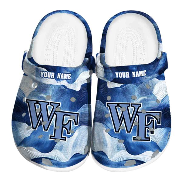 custom wake forest demon deacons ocean waves clog best selling