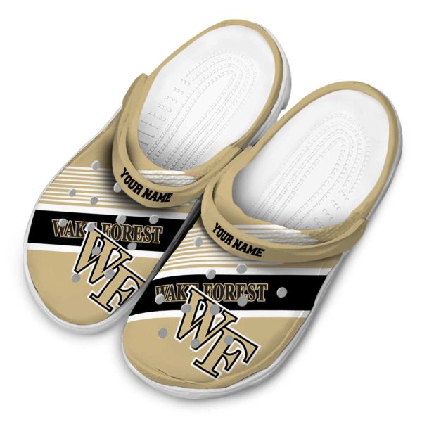 custom wake forest demon deacons vibrant dual tone clog latest model