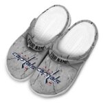 custom washington capitals cracked texture clog best selling