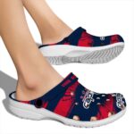 custom washington capitals paint splatter graphics clog best selling
