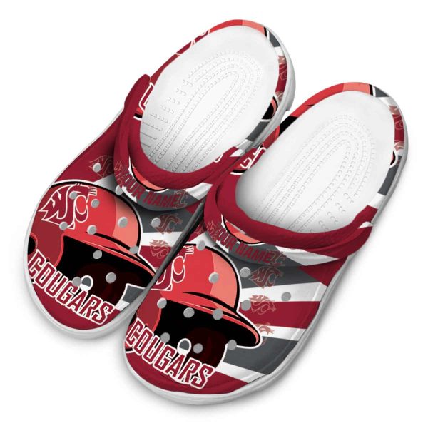 custom washington state cougars baseball helmet clog latest model
