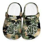 custom washington state cougars camouflage craze clog best selling