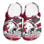 custom washington state cougars football helmet clog best selling