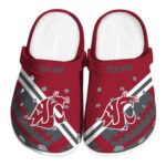 custom washington state cougars football motif clog best selling
