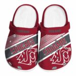 custom washington state cougars vibrant dual tone clog best selling