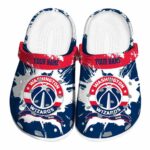 custom washington wizards splatter pattern clog best selling