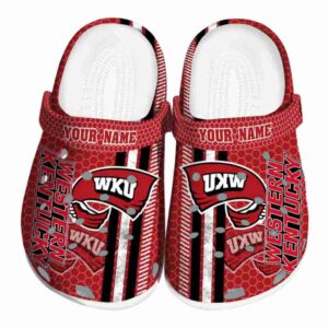 custom western kentucky hilltoppers contrasting stripes clog best selling