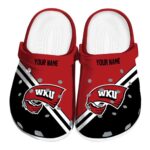 custom western kentucky hilltoppers striped accents clog best selling