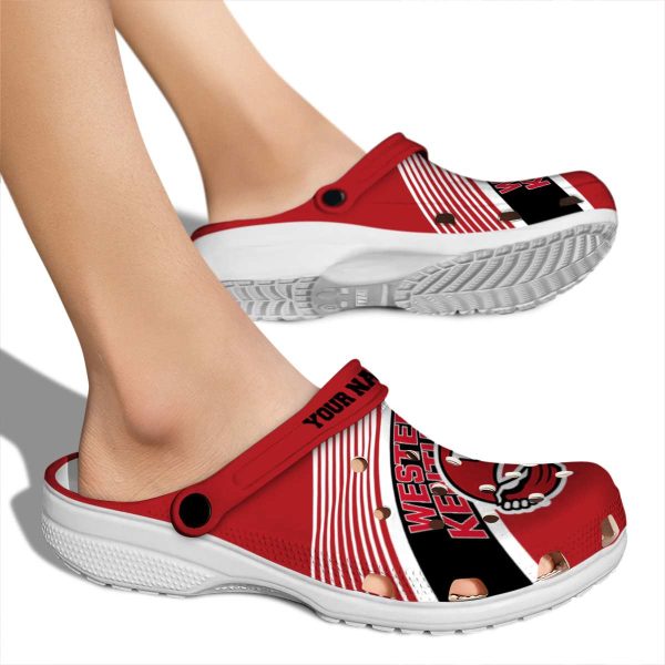custom western kentucky hilltoppers vibrant dual tone clog fashion forward
