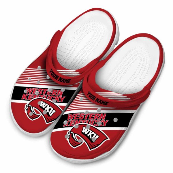 custom western kentucky hilltoppers vibrant dual tone clog latest model