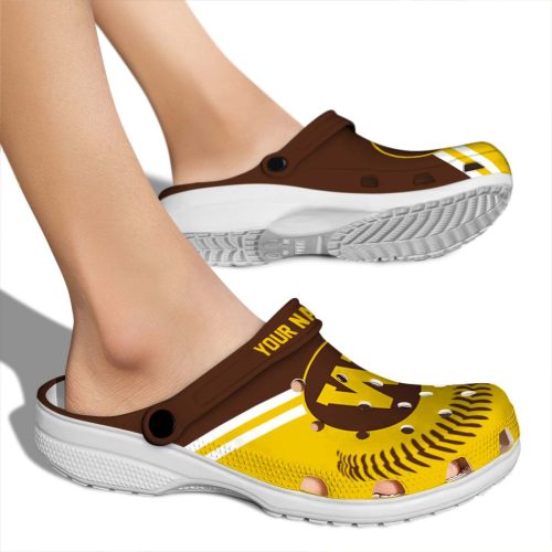 custom western michigan broncos baseball motif clog fashion forward