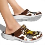 custom western michigan broncos gripping hand clog best selling